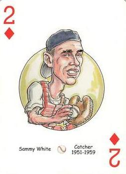 2005 Hero Decks Boston Red Sox Baseball Heroes Playing Cards (1st Edition) #2♦ Sammy White Front