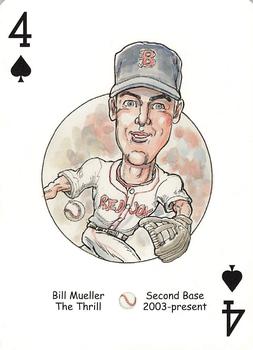 2005 Hero Decks Boston Red Sox Baseball Heroes Playing Cards (1st Edition) #4♠ Bill Mueller Front