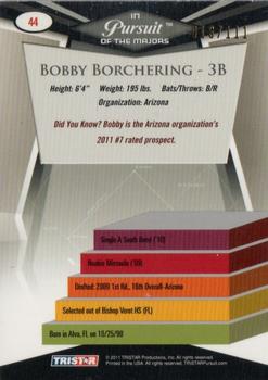 2011 TriStar Pursuit - Autographs Gold #44 Bobby Borchering Back