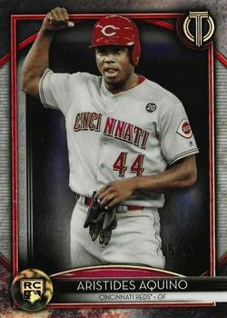 2020 Topps Tribute - 2020 Rookies Red #20R-AA Aristides Aquino Front