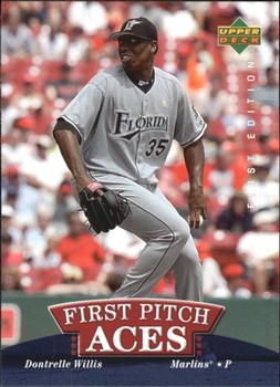 2007 Upper Deck First Edition - First Pitch Aces #FPA-DW Dontrelle Willis Front