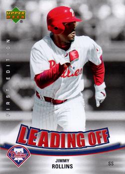 2007 Upper Deck First Edition - Leading Off #LO-RO Jimmy Rollins Front
