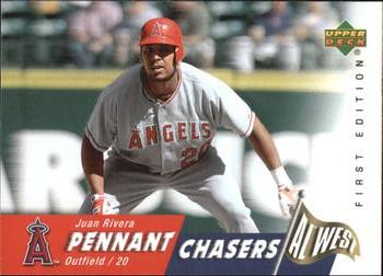 2007 Upper Deck First Edition - Pennant Chasers #PC-JR Juan Rivera Front