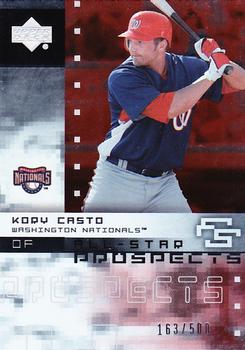 2007 Upper Deck Future Stars - All Star Prospects #AS-KC Kory Casto Front