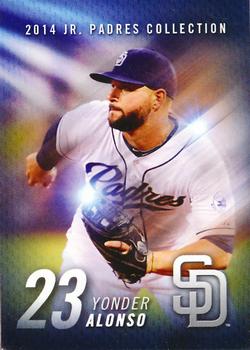 2014 Jr. San Diego Padres Collection #NNO Yonder Alonso Front