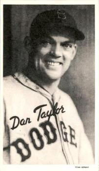 1974 TCMA 1936 Goudey Wide Pens (R314) reprint #NNO Dan Taylor Front