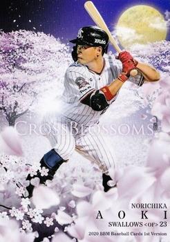 2020 BBM - Cross Blossoms #CB36 Norichika Aoki Front