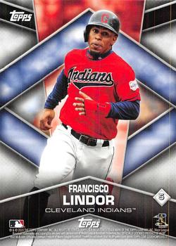 2020 Topps Stickers - Sticker Card Backs #5 Francisco Lindor Front