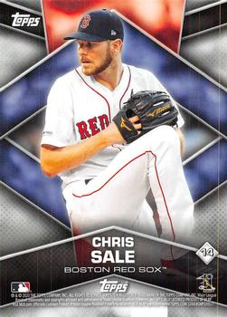 2020 Topps Stickers - Sticker Card Backs #14 Chris Sale Front