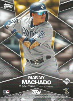 2020 Topps Stickers - Sticker Card Backs #15 Manny Machado Front
