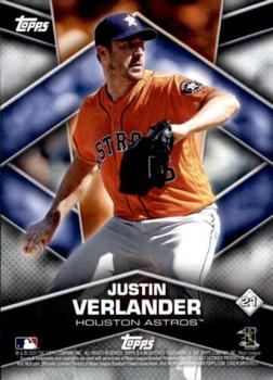 2020 Topps Stickers - Sticker Card Backs #21 Justin Verlander Front