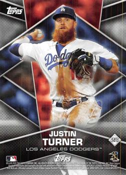 2020 Topps Stickers - Sticker Card Backs #23 Justin Turner Front