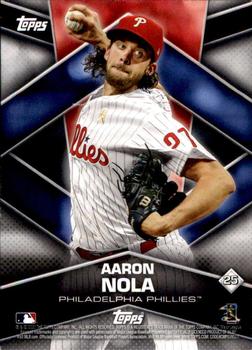 2020 Topps Stickers - Sticker Card Backs #25 Aaron Nola Front