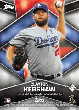 2020 Topps Stickers - Sticker Card Backs #26 Clayton Kershaw Front