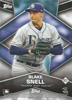 2020 Topps Stickers - Sticker Card Backs #27 Blake Snell Front