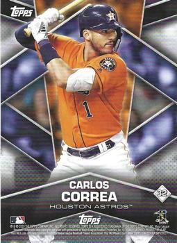 2020 Topps Stickers - Sticker Card Backs #32 Carlos Correa Front