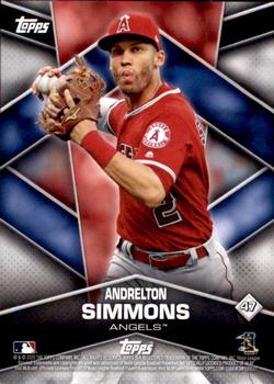 2020 Topps Stickers - Sticker Card Backs #47 Andrelton Simmons Front