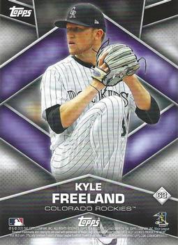 2020 Topps Stickers - Sticker Card Backs #63 Kyle Freeland Front