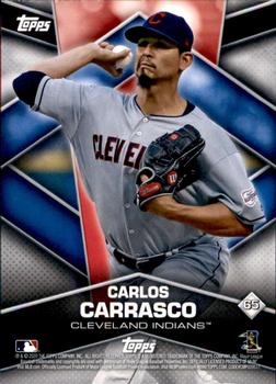 2020 Topps Stickers - Sticker Card Backs #65 Carlos Carrasco Front