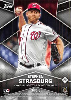 2020 Topps Stickers - Sticker Card Backs #78 Stephen Strasburg Front
