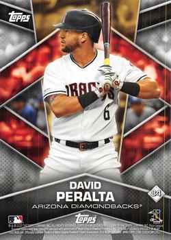 2020 Topps Stickers - Sticker Card Backs #84 David Peralta Front