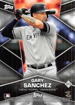 2020 Topps Stickers - Sticker Card Backs #90 Gary Sanchez Front
