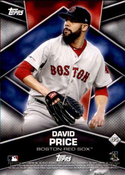 2020 Topps Stickers - Sticker Card Backs #95 David Price Front