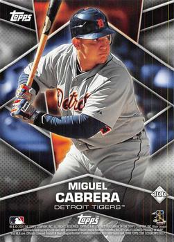 2020 Topps Stickers - Sticker Card Backs #100 Miguel Cabrera Front