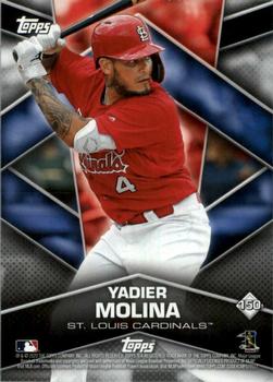 2020 Topps Stickers - Sticker Card Backs #150 Yadier Molina Front