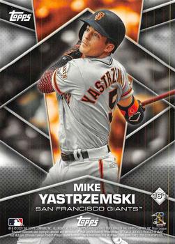 2020 Topps Stickers - Sticker Card Backs #161 Mike Yastrzemski Front
