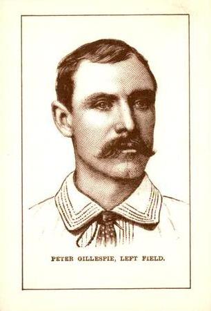 1973 TCMA 1886 Frank Leslie New York Giants (reprint) #NNO Peter Gillespie Front