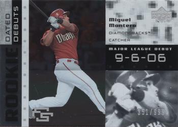 2007 Upper Deck Future Stars - Rookie Dated Debut #RD-MM Miguel Montero Front