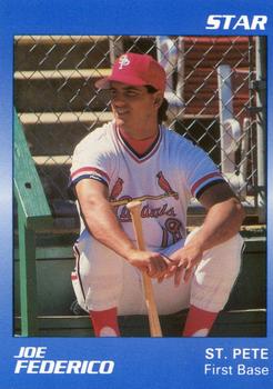 1989 Star St. Petersburg Cardinals - Platinum #11 Joe Federico Front