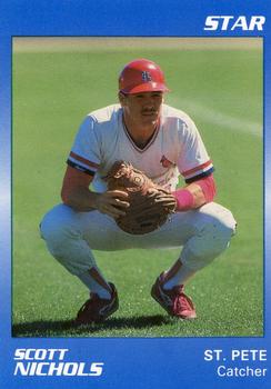 1989 Star St. Petersburg Cardinals - Platinum #21 Scott Nichols Front