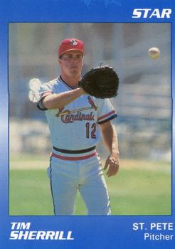 1989 Star St. Petersburg Cardinals - Platinum #24 Tim Sherrill Front