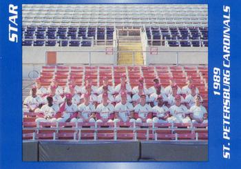 1989 Star St. Petersburg Cardinals - Platinum #29 Team Photo Front