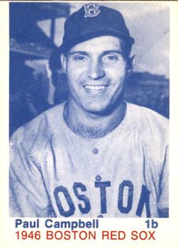 1975 TCMA 1946 Boston Red Sox (Blue Names) #NNO Paul Campbell Front
