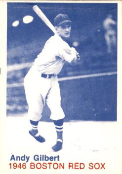1975 TCMA 1946 Boston Red Sox (Blue Names) #NNO Andy Gilbert Front
