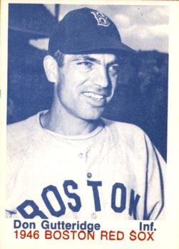 1975 TCMA 1946 Boston Red Sox (Blue Names) #NNO Don Gutteridge Front