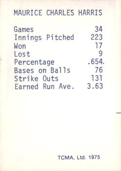 1975 TCMA 1946 Boston Red Sox (Blue Names) #NNO Mickey Harris Back