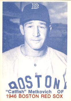 1975 TCMA 1946 Boston Red Sox (Blue Names) #NNO Catfish Metkovich Front