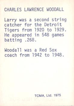 1975 TCMA 1946 Boston Red Sox (Blue Names) #NNO Larry Woodall Back