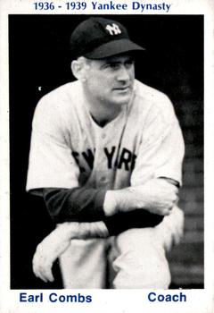 1983 TCMA 1936-39 New York Yankee Dynasty #NNO Earle Combs Front