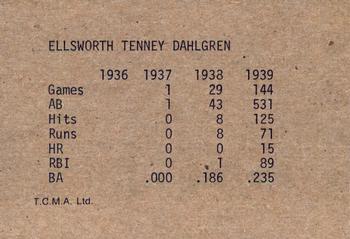 1983 TCMA 1936-39 New York Yankee Dynasty #NNO Babe Dahlgren Back