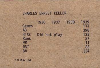 1983 TCMA 1936-39 New York Yankee Dynasty #NNO Charlie Keller Back