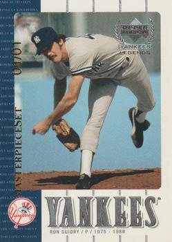 2000 Upper Deck Yankees Legends - MasterpieceSet #28 Ron Guidry Front