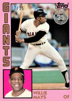 2019 Topps On-Demand Mini - 1984 Topps Baseball - Update Pink #84-31 Willie Mays Front