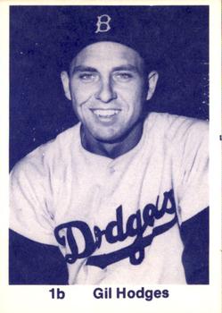 1975 TCMA All Time Brooklyn / Los Angeles Dodgers Blue and White #NNO Gil Hodges Front