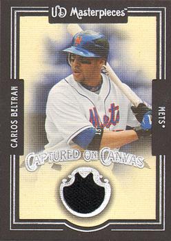 2007 Upper Deck Masterpieces - Captured on Canvas #CC-BE Carlos Beltran Front