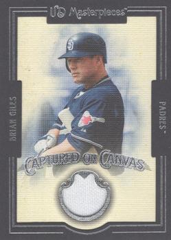 2007 Upper Deck Masterpieces - Captured on Canvas #CC-BG Brian Giles Front